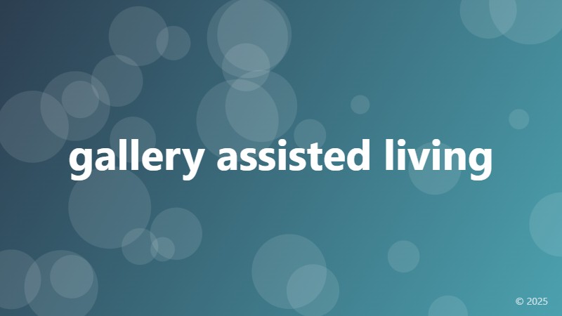 gallery assisted living