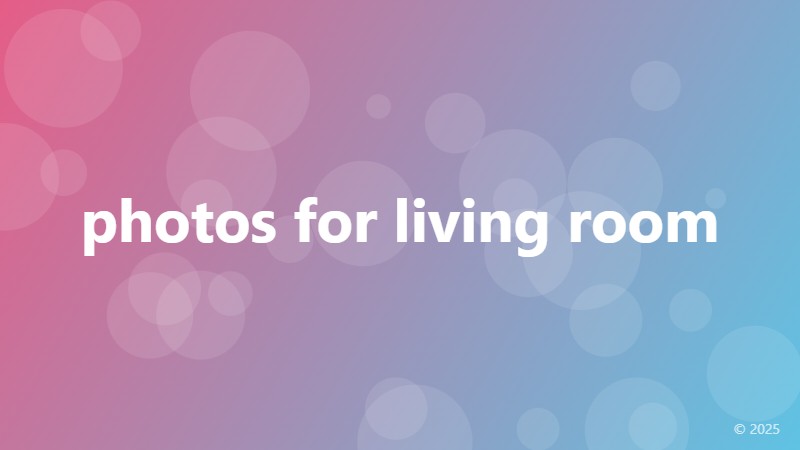 photos for living room