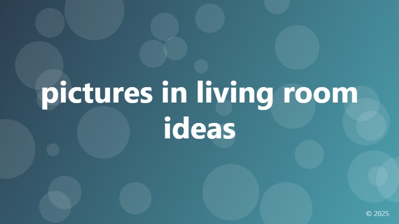 pictures in living room ideas