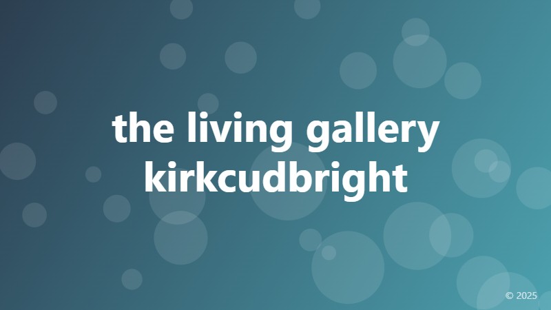 the living gallery kirkcudbright